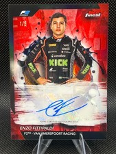 2024 Topps Finest Formula 1 F1 ENZO FITTIPALDI Red Ref Auto 1/5 F2 Autograph