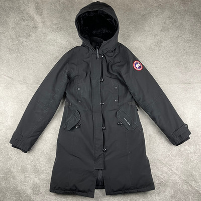 Canada Goose Kensington Black Parka Women s Size S Down Hooded Winter Coat