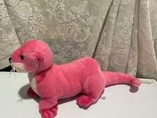River Otter Plush Aurora Pink 2017 16  Stuffed Animal Destination Nation Toy