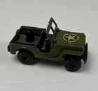 VINTAGE 1976 Matchbox Lesney Superfast Armoured Green Army Jeep #38