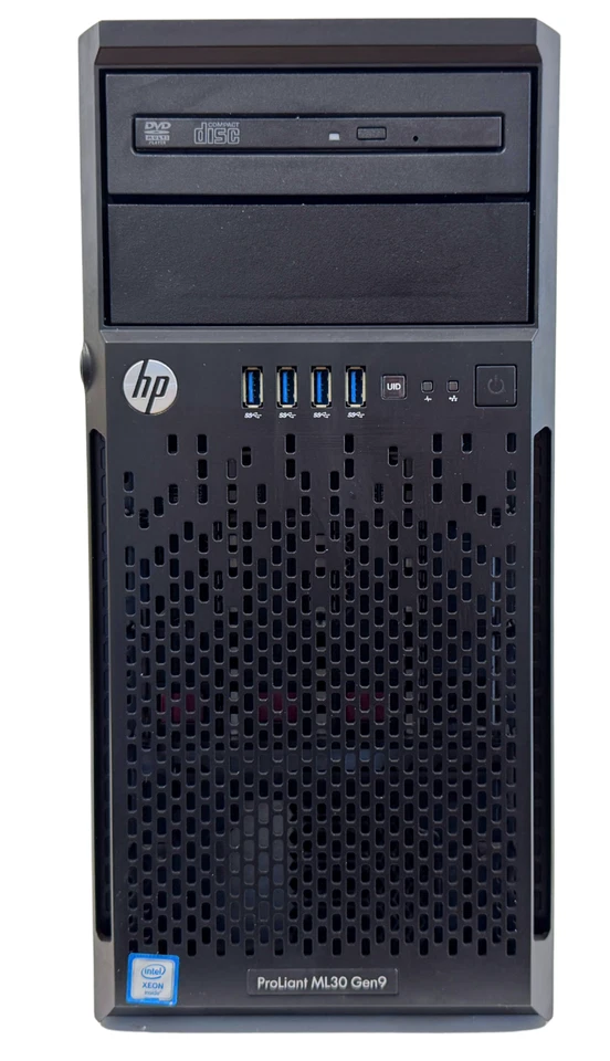 HP PROLIANT ML30 GEN 9 INTEL XEON E3-1230 3.40GHZ RAM 16GB HDD 1 TB X 3 SAS - Immagine 2 di 4