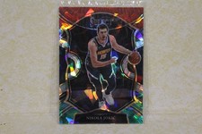NIKOLA JOKIC 2020-21 Select Concourse #58 Green Black Red ICE Denver Nuggets