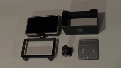 Atomos Ninja V+ 5.2'' 8K HDMI RAW Recording Monitor with add ons shown in picture