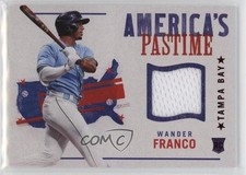 2022 Panini Chronicles America's Pastime Swatches Red Wander Franco #APS-WF 19t9