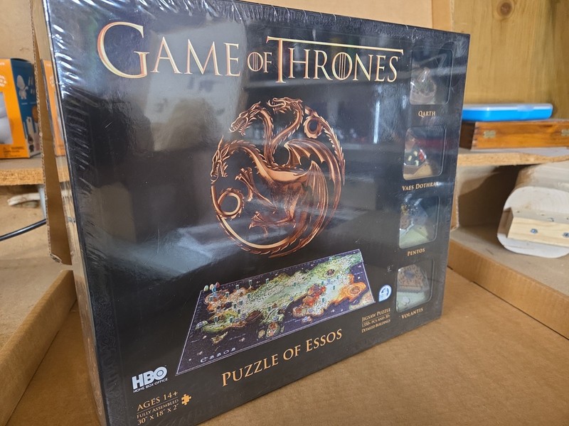 Sealed Game Of Thrones 4D Puzzle Of Essos 1350+ Pieces