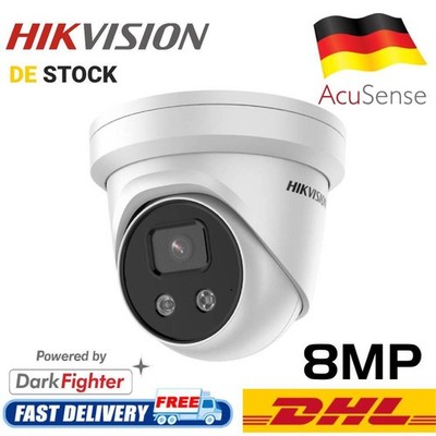 Hikvision 8MP AcuSense+Darkfighter IP Kamera 2Way Audio PoE DS-2CD2386G2-IU