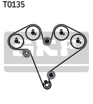 Zahnriemen-Kit SKF VKMA 05501  für OE 09128500 - 11093811 - 11094021 - 11094021
