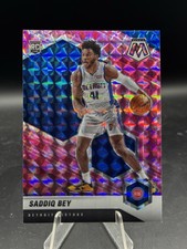 2020-21 Panini Mosaic Basketball Rookie Saddiq Bey #209 Pink Mosaic Prizm (RC)