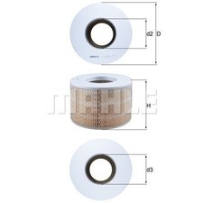 Mahle Luftfilter für Toyota Dyna Land Liteace