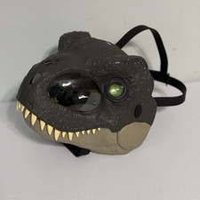 Jurassic World Rebirth T-Rex Rage N Roar Mask with LED Light up Eyes Blink WORKS