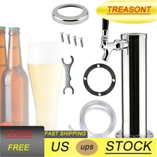 Beer Dispenser Kit Draft Beer Kegerator Tower Stainless Steel Beer Dispenser
