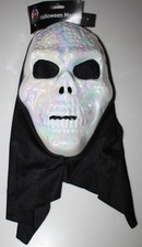 Halloween Costume Cape Hood Adult One Size Black Gothic Vampire Cloak Bat Wing