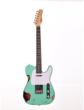 Relic electric guitar mahogany body carbonized maple neck rosewood fretboard ...