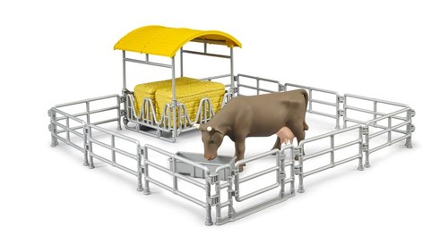 Bruder 62612 Accessory: Hay Rack with Fences and Trough