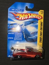 Hot Wheels First Editions Custom 1962 Chevy Pickup Red 164 Diecast New