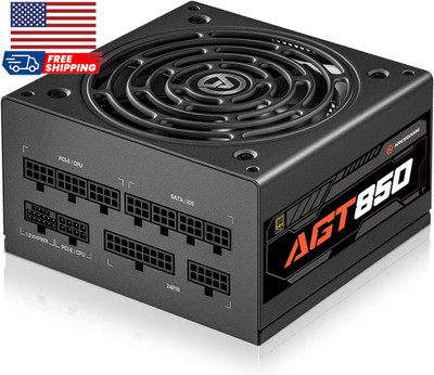 AGT Series 850W Power Supply 80+ Gold Certified Fully Modular FDB Fan Compact