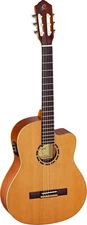 Ortega Guitars RCE131SN Family Series Pro Slim Neck Acoustic Electric Nylon C...