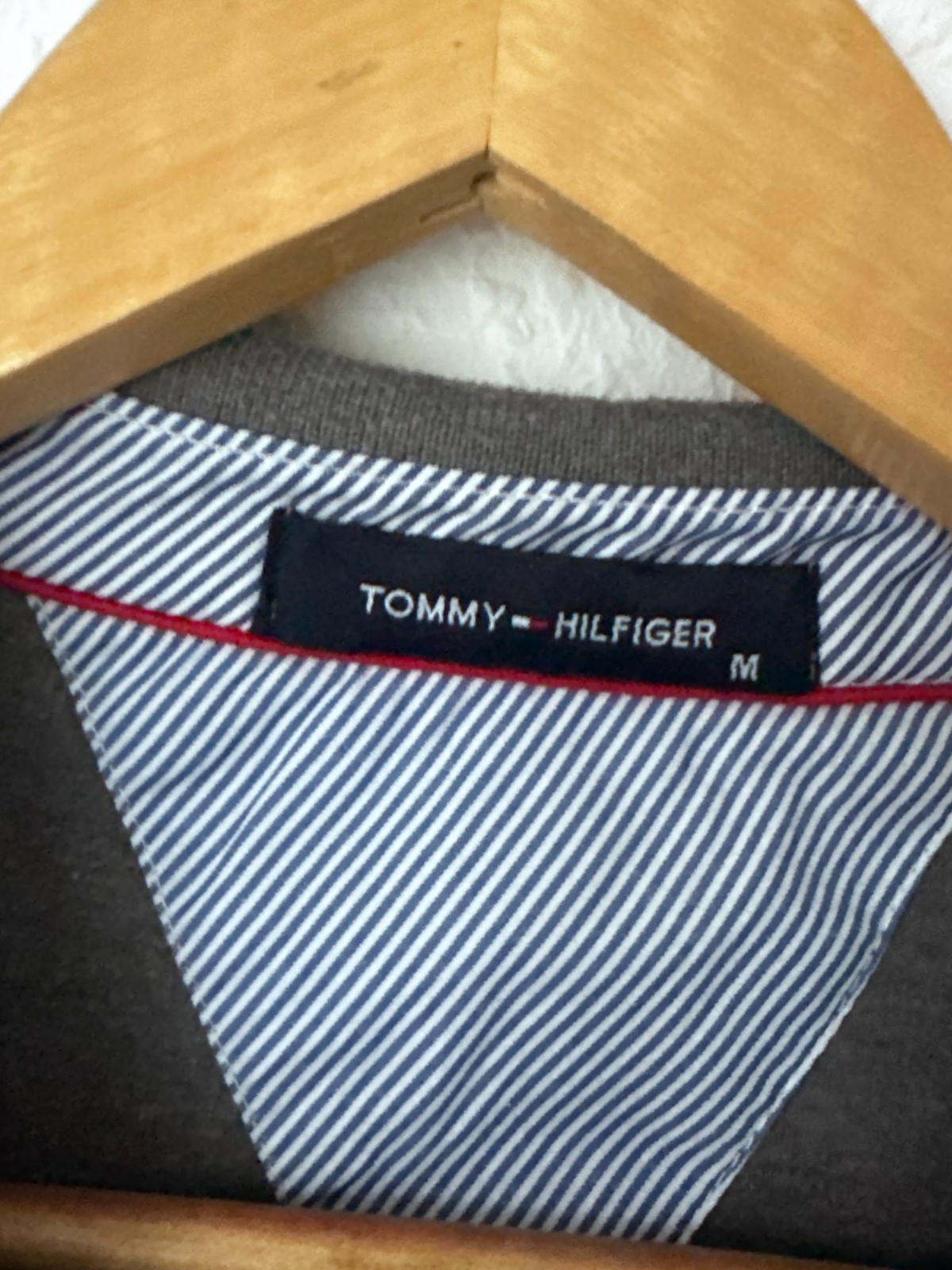 Tommy Hilfiger Men's Grey Polo Shirt - Size Medium image 7