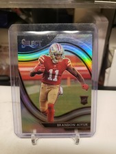 2020 Panini Select Field Level silver Brandon Aiyuk #366 Rookie 49ers