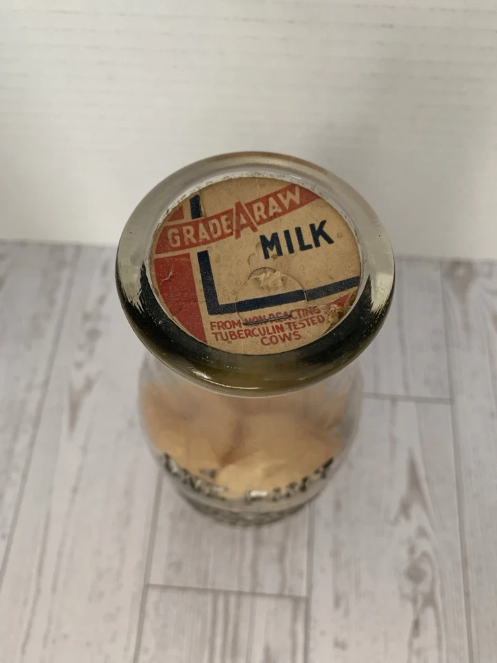 Grand Royal Ice Cream Co VTG Bottle With Sealed Label And Flowers Rare - Image 2 of 4