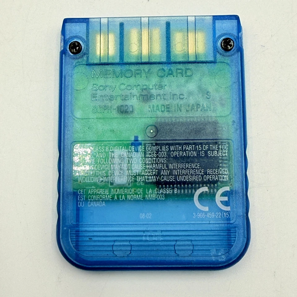 Memory Card Ps1 Sony Scheda di Memoria 1MB per console PlayStation 1 - Immagine 3 di 4