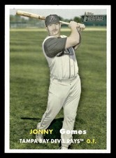 2006 Topps Heritage #477 Jonny Gomes Card Tampa Bay Devil Rays