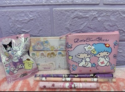 Little Twin Stars Mini Memo Haftnotiz Set Stift Geldbörse Blind Bag Gummi