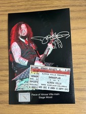 Alrosa Villa Relic Wood Piece Damageplan Dimebag Darrell Historic Rock Metal