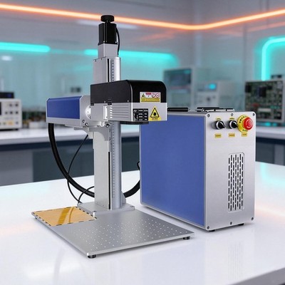 100W/200W/300W JPT MOPA 3D Laser Marking Machine Curved Relief Deep Engraving
