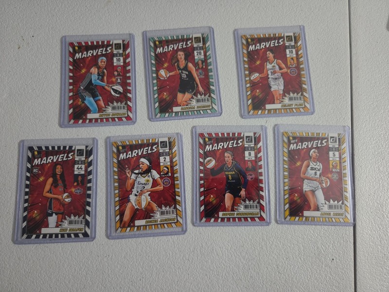 Assorted WNBA Net Marvels Including Press Proof
