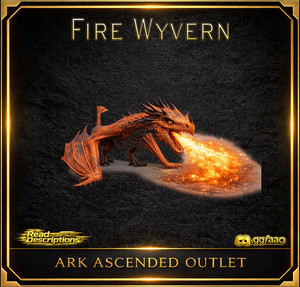 Fire Wyvern-Ark Survival Ascended-ASA-Dino-Top Stats-Colors-PC/XBOX/PS5 PVE-AAO