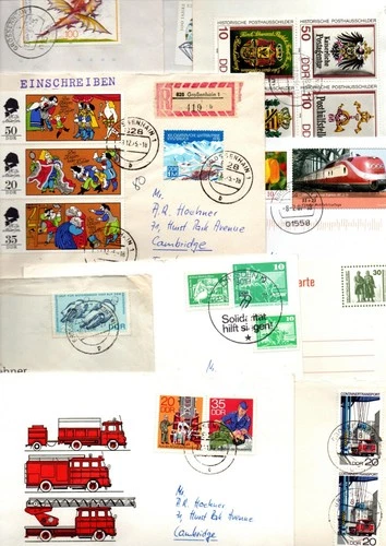 Germany First Day Covers- JOBLOT SALE (3)–10 Unchecked- Great Value-FREE UK POST