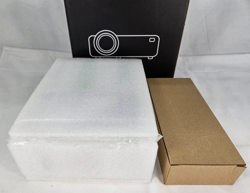 Mini projetor profissional DR.J com Bluetooth 5.1 IOS e Android Full HD HDMI