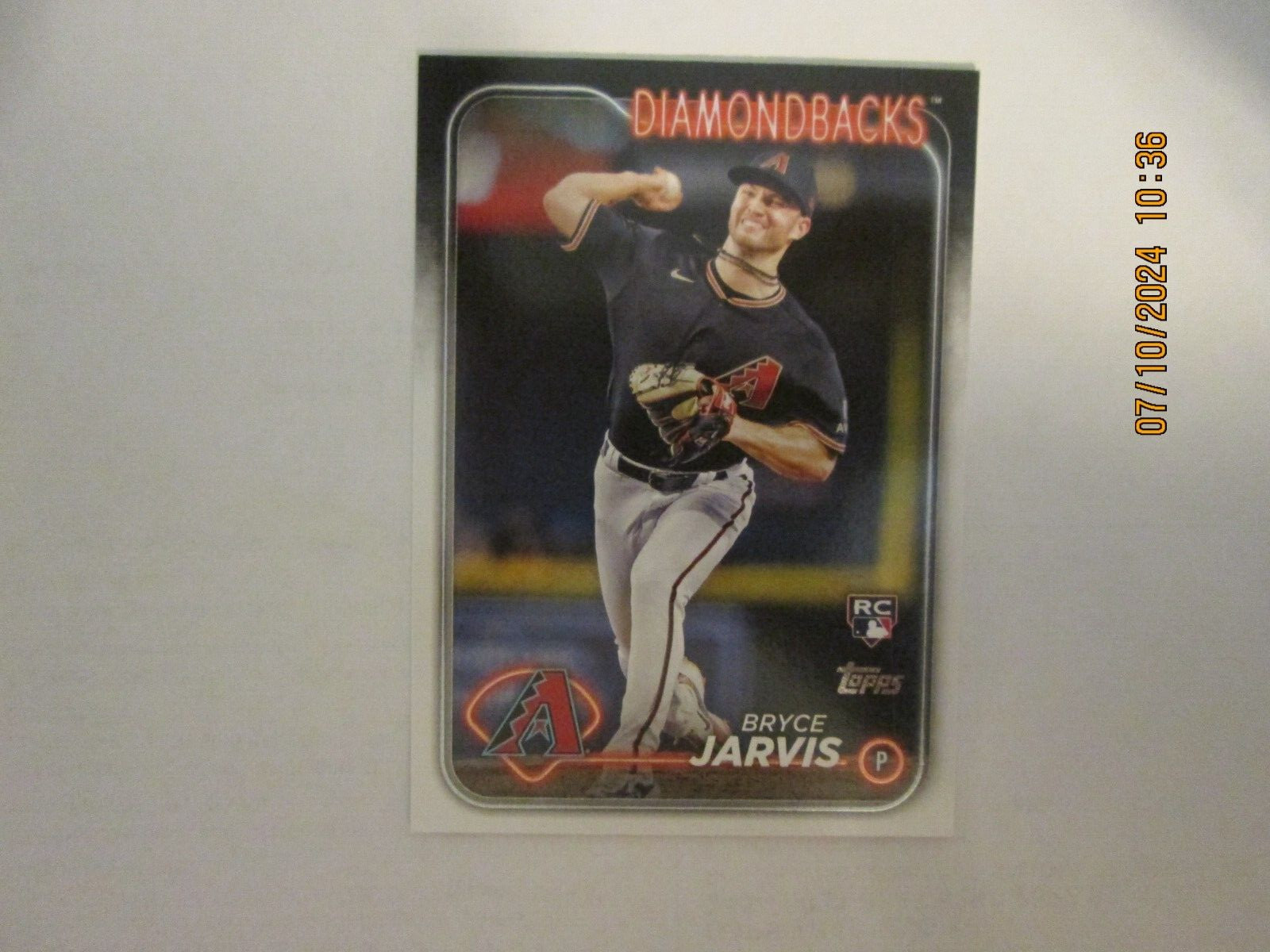 BRYCE JARVIS DIAMONDBACKS 2024 TOPPS SERIES 2 ROOKIE CARD #363