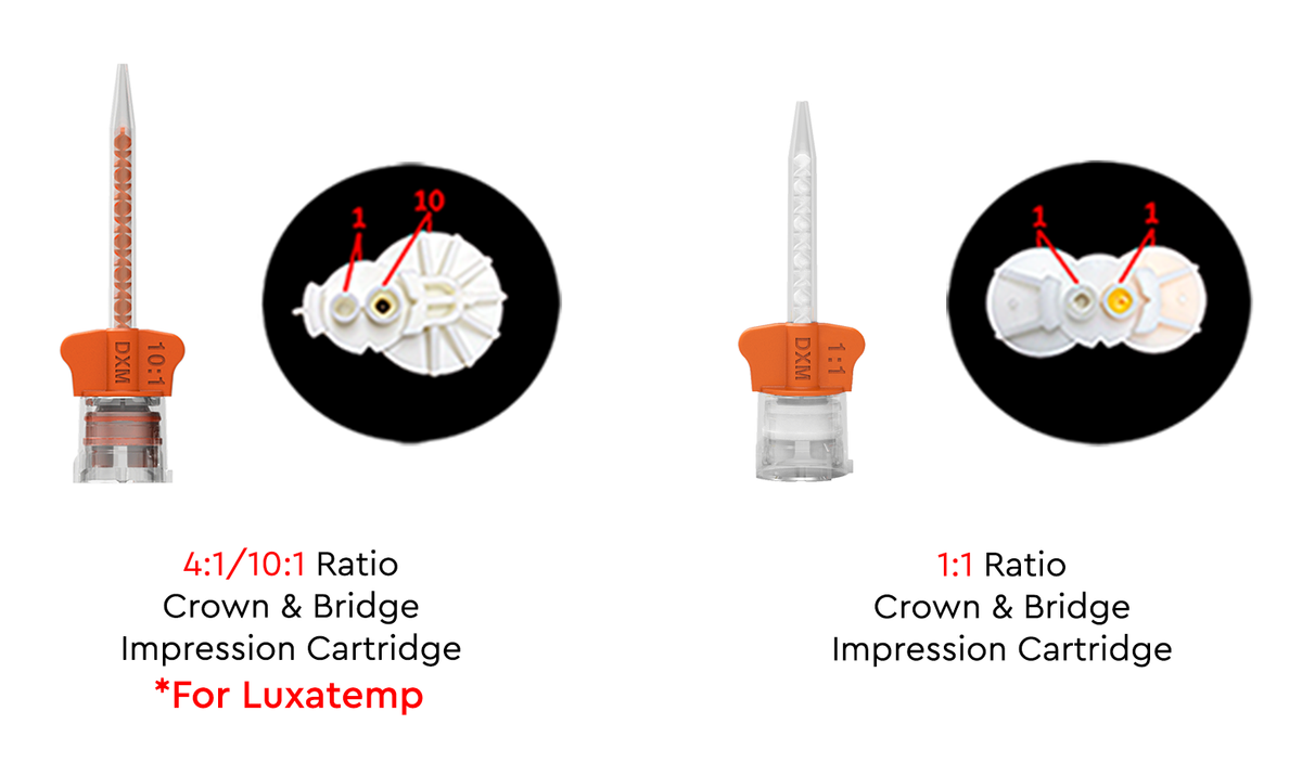 48 Pcs Dental Mixing Tips DX-Mixer 10:1 & 4:1 Ratio For Crown Bridge Lab Work