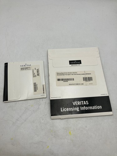 VERITAS Backup Exec 9.0 For Windows Servers CD ROM & 5.25 Floppy Advanced File - Picture 2 of 2