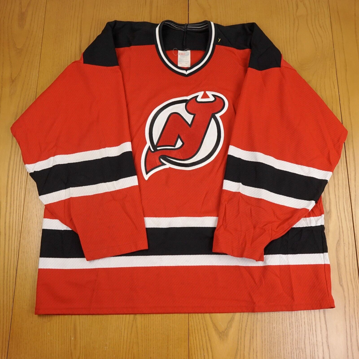 Vintage New Jersey Devils Jersey Shirt XXL 90s Red CCM Maska Home 