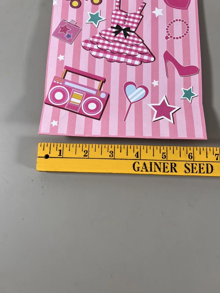 Подарочные сумки для вечеринки Barbie детские на день рождения 11 сумок розовые ручки - Изображение 4 из 4