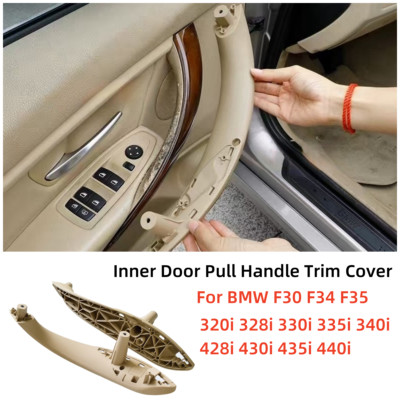 LH & RH Interior Door Pull Handle Trim Cover For BMW F30/F31/F34/F80 F32/F33/F36