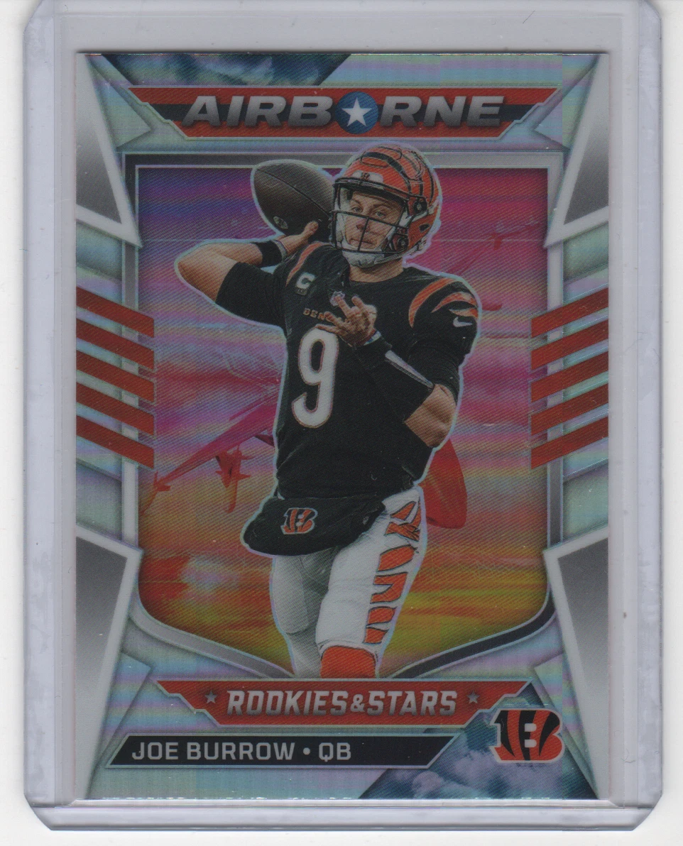 Carte Joe Burrow Rookies & Stars 2022 – Airborne Red #AI-6 – Cincinnati Bengals – PSA 10