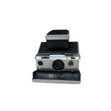 MODIFIED Polaroid SX-70 Instant Camera i-Type Film w/ Power Back SILVER