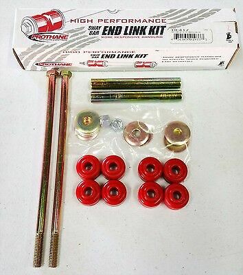 Prothane 19-417 Poly Front 6-1/8'' ''A'' Length End Link Kit for Mustang 79-93