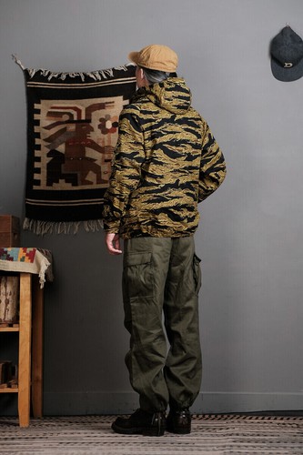 Simons Repro ARMY ECWCS GEN2 Parka Military Hoodies Outdoor Tiger Stripe Jacket - Picture 16 of 17