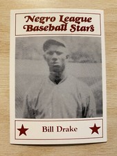 1986 Fritsch Negro League Baseball Stars #69 Bill Drake
