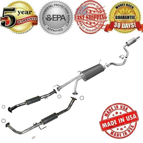Resonator Muffler Exhaust System & Converters Fits Toyota Sequoia 4.7L ...