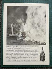 Jack Daniels A4 Poster/Zeitschrift Werbung Man Cave