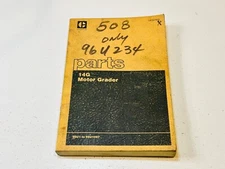 OEM Factory Caterpillar Cat Parts Book Manual Catalog Motor Grader No. 14G 96U