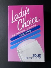 Lady's Choice Unscented Roll-on Deodorant 1.5oz NOS Movie Prop