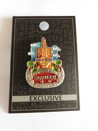 Hard Rock Cafe Seville - City Icon Torre del Oro HRC Core Series Pin NEW on Card - Picture 2 of 3