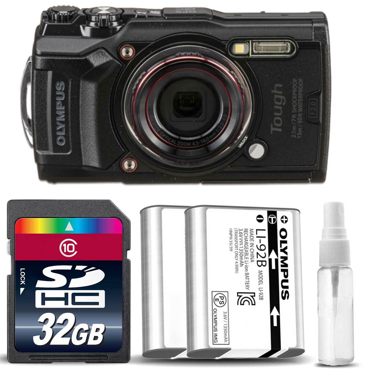 Olympus Tough TG-4 16.0MP Digital Camera - Black for sale online